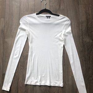 Theory basic crew neck long sleeved t